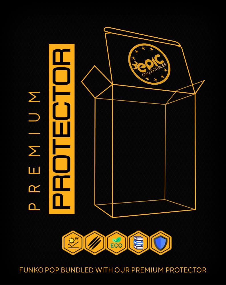 Epic Collectibles Pop Soccer - Figura de vinilo Lionel Messi Inter-Miami con protector de caja compatible con Funko