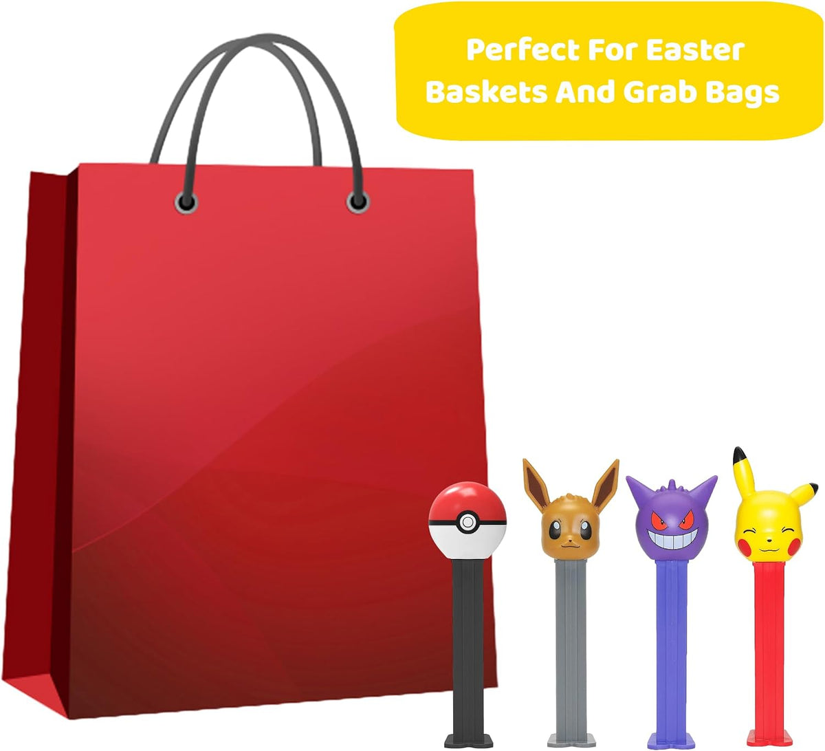 PEZ Set De Regalo Con Dispensador De Caramelos Pokémon | Dispensadores De Caramelos De Eevee, Pikachu Feliz, Poké Ball Y Gengar | Regalo Con Recargas De Caramelos | Regalos De Fiesta, Bolsas Sorpresa