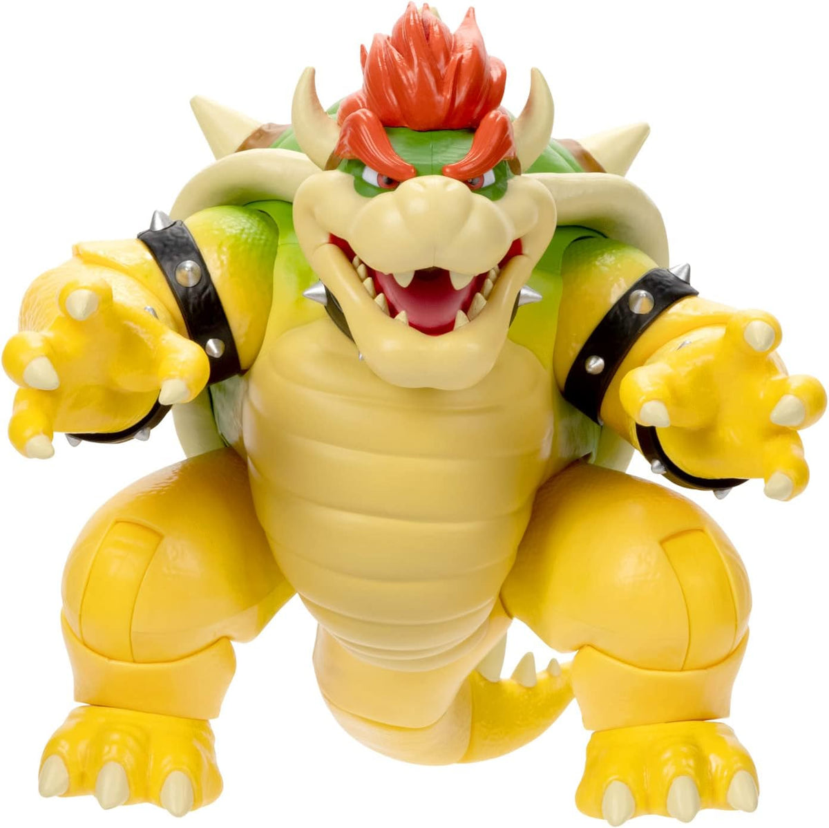 The Super Mario Bros. Movie Figura de acción Bowser de 7 Pulgadas con Efectos de respiración de Fuego