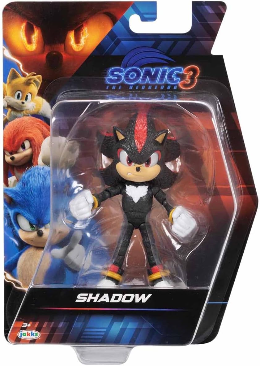 Sonic 3 Pelicula Figura Shadow de 5 Pulgadas Serie 2 Wave 2