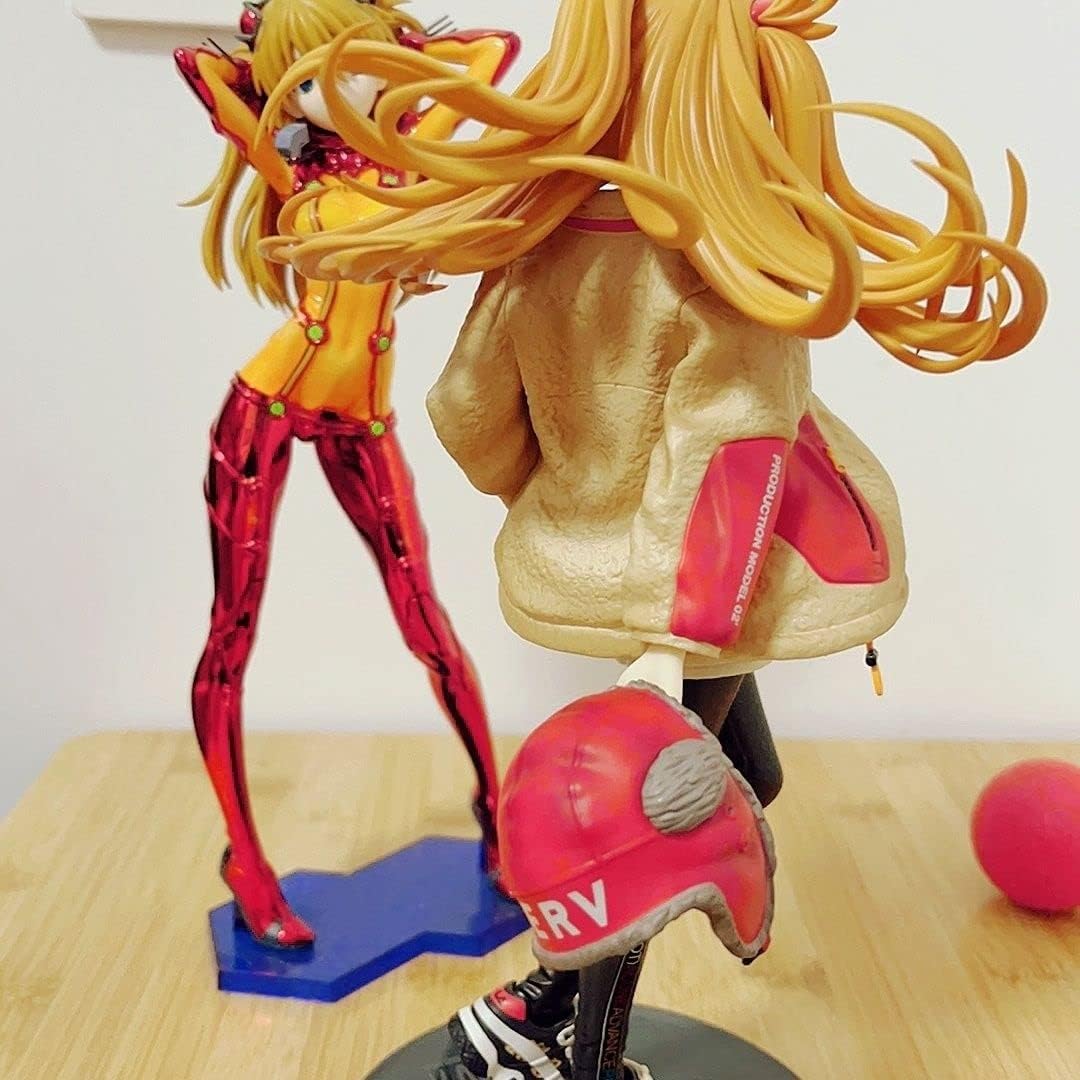 Nmomoytu Asuka Langley Soryu Ver.Radio Part.2 Figura de anime, modelo de acción, regalo coleccionable, 25 cm