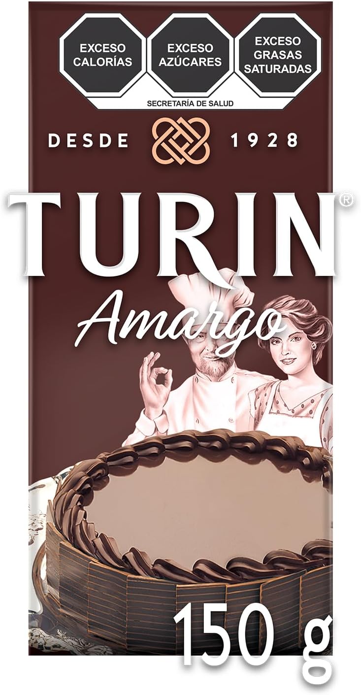 RINIUL Turin Chocolate amargo reposteria 150g