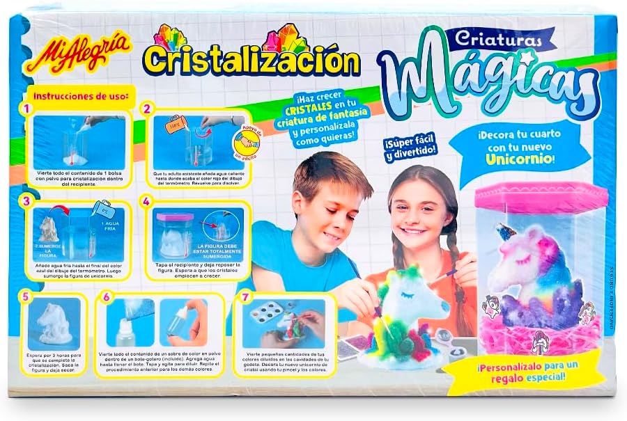 Ult Kit de Manualidades de Cristalizacion de Unicornio Criatura Magica, Kit de Decoracion de Unicornio Premium