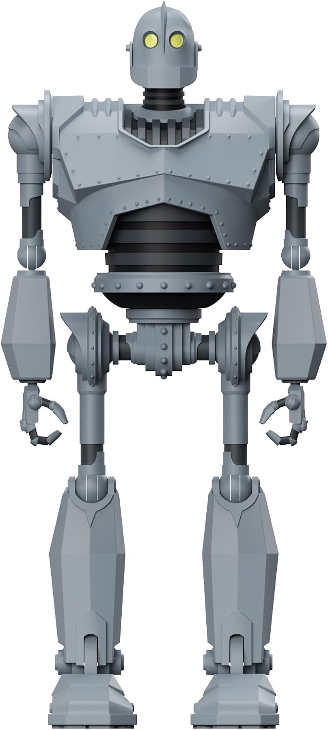Super7 Deluxe The Iron Giant - Figura de acción Gigante de Hierro de 7 Pulgadas, colección clásica de películas animadas y Juguetes Retro