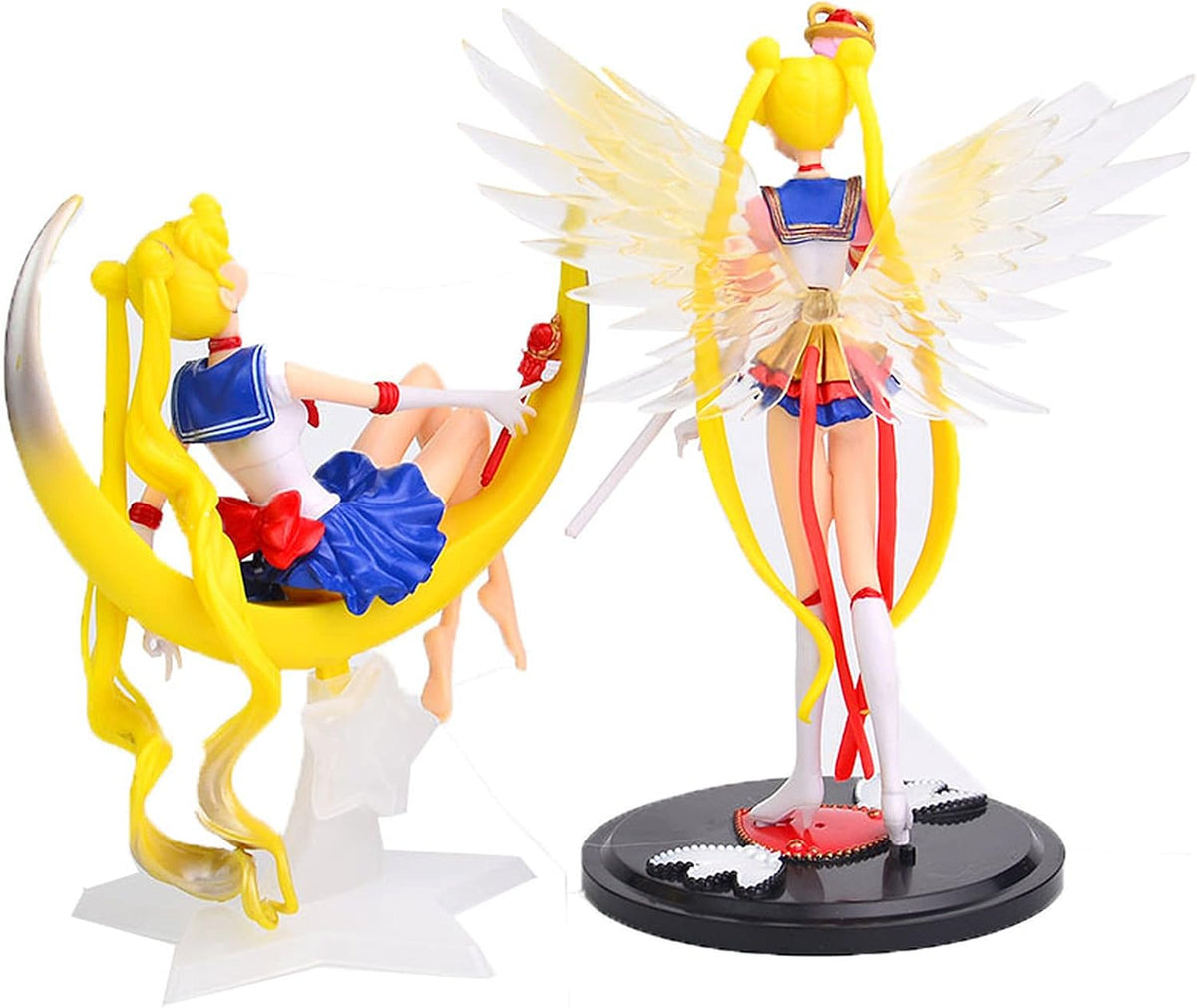 Marinero luna anime personajes decorando pastel muñecas pvc acción juguetes juguetes lindos juguetes