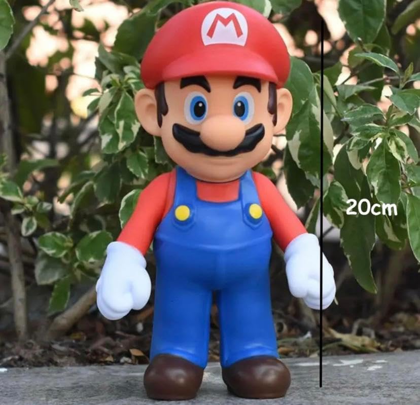 Raspattos Figura Mario Bros Juguete de Coleccion pelicula Calidad y tamaño Premium 20 cm de Alto Envio Express