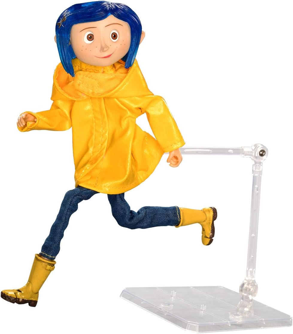 NECA - Coraline - Figura articulada - Coraline en Chamarra de Lluvia