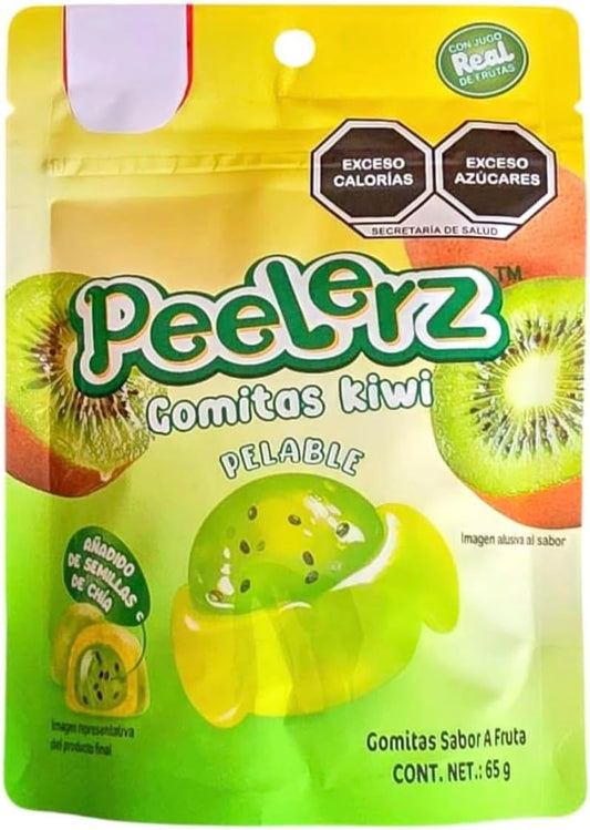Peelerz™ Gomitas Sabor Kiwi, Pelable, 65 g