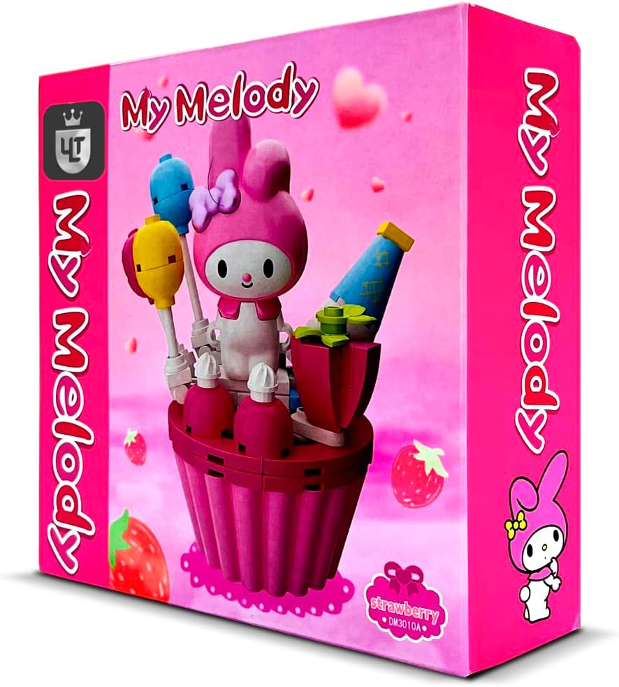 Ult Figura Armable My Melody Cupcake Bloques de Construccion Sanrio