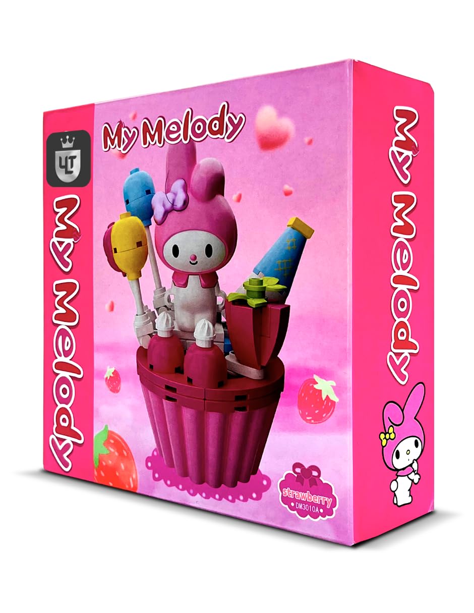 Ult Figura Armable My Melody Cupcake Bloques de Construccion Sanrio - imagen 4