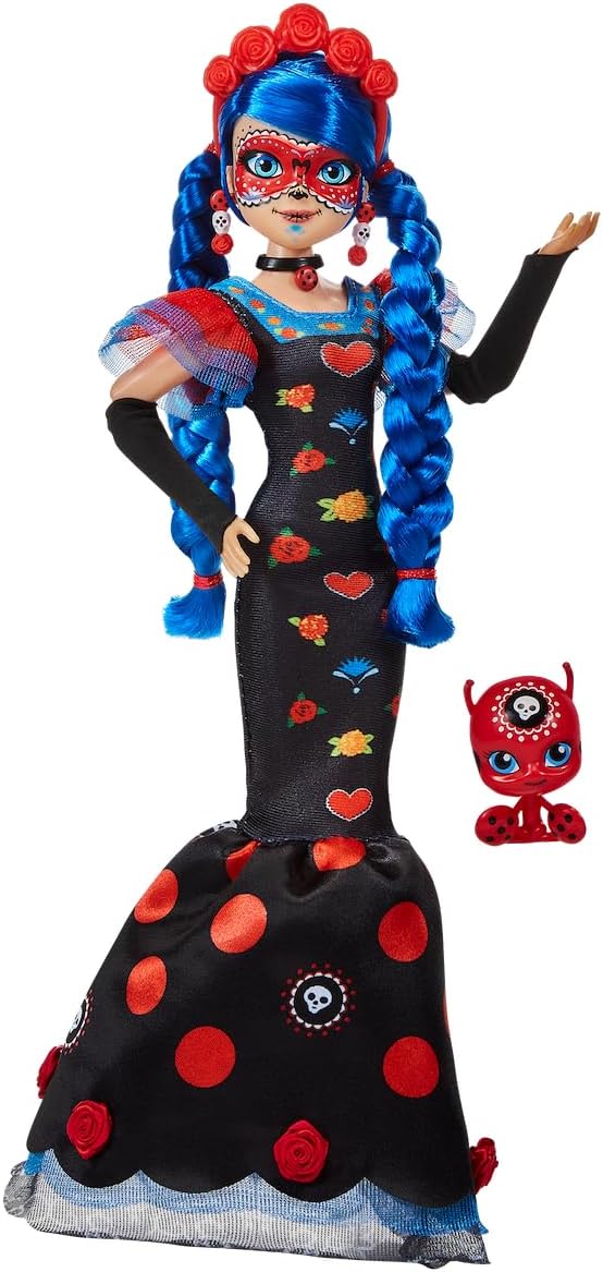 Miraculous - Ladybug Catrina - Muñeca de Moda Coleccionable de 10.5 Pulgadas con Accesorios - Inspirada en Día de Muertos - Ideal para Regalo y Colección