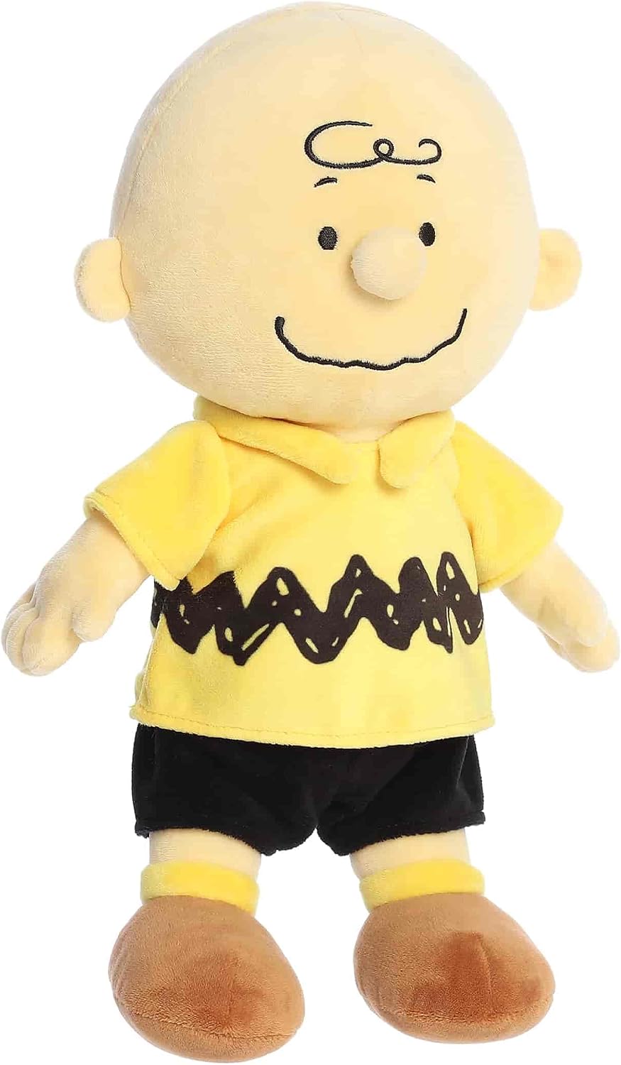Aurora Adorable Peanuts Charlie Brown Peluche - Juguetes con licencia oficial para todos los fanáticos de Snoopy - Regalo nostálgico para adultos y celebraciones de cumpleaños, multicolor de 13