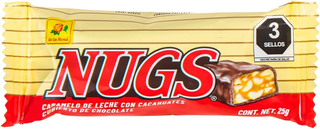 De la Rosa Chocolate Nugs Cajeta con Cacahuate