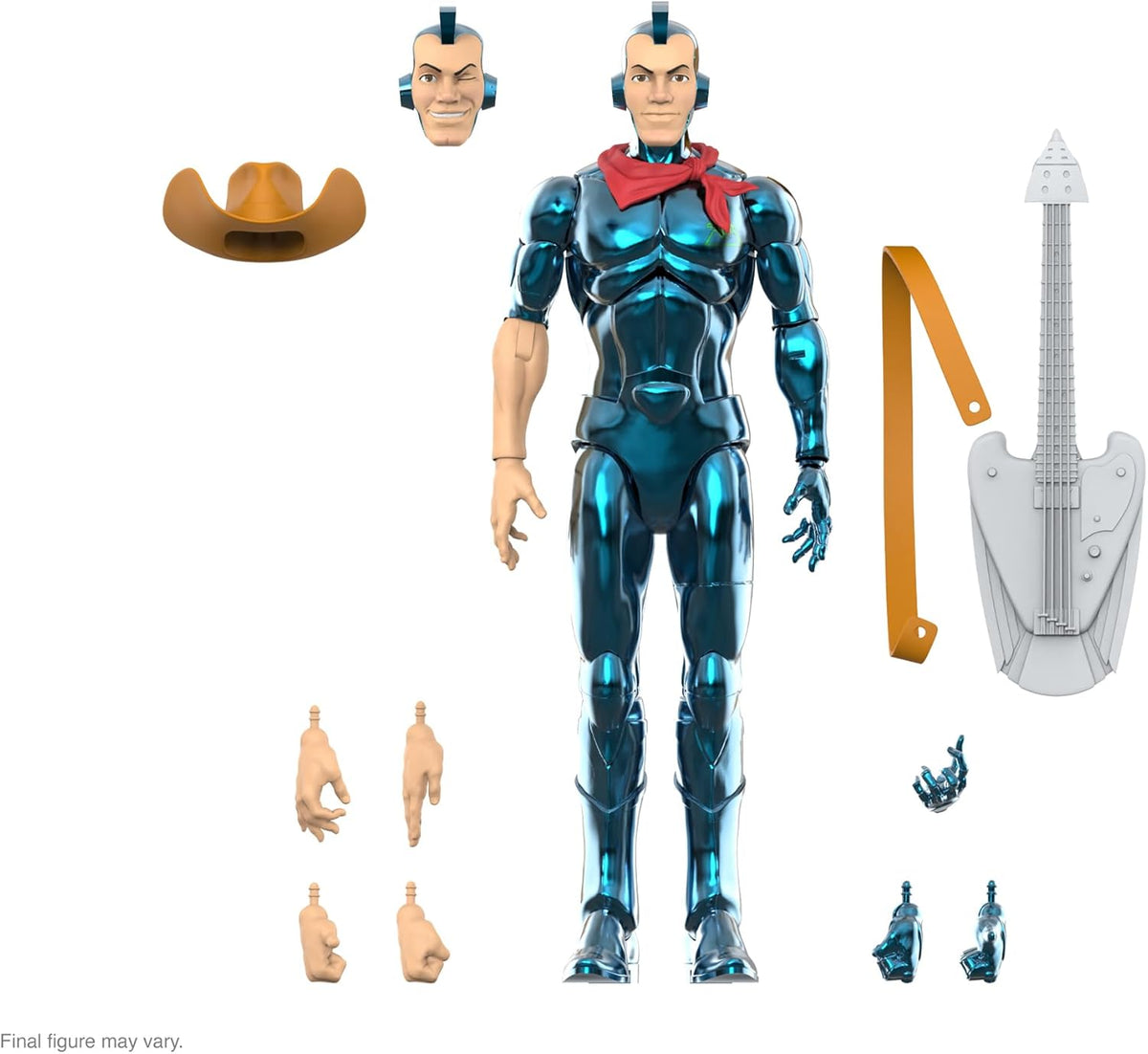 Super7 ULTIMATES! SilverHawks Bluegrass (Vac Metal Toy Version) - Figura de acción SilverHawks de 7 Pulgadas con Accesorios coleccionables clásicos de Dibujos Animados