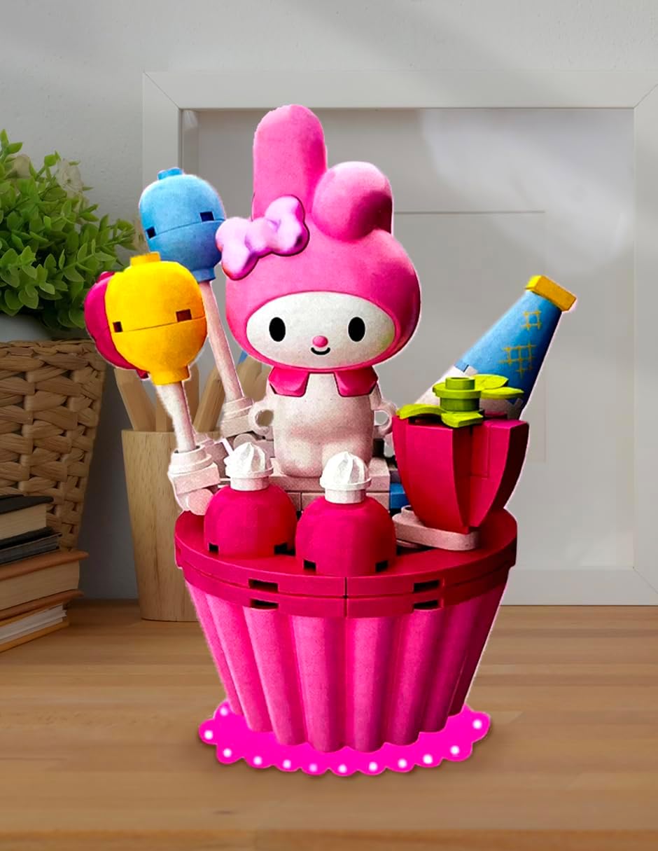 Ult Figura Armable My Melody Cupcake Bloques de Construccion Sanrio