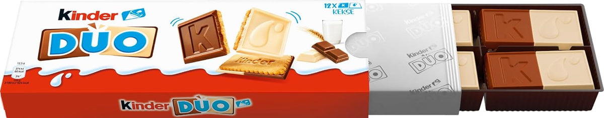 Barra de Chcolate con Galleta Duo Kinder 150 Grs