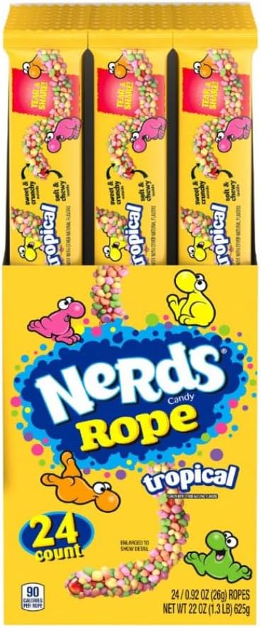 NERDS ROPE TROPICAL .92OZ (24 PACK)