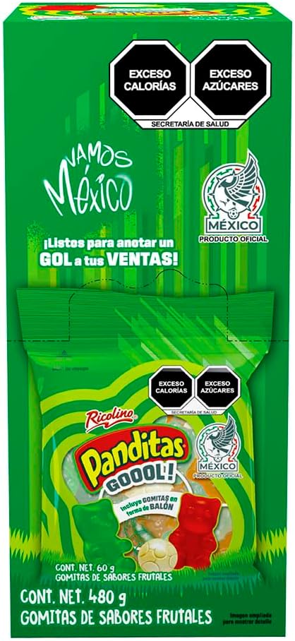 Panditas Mundial 8pzs de 60 gr
