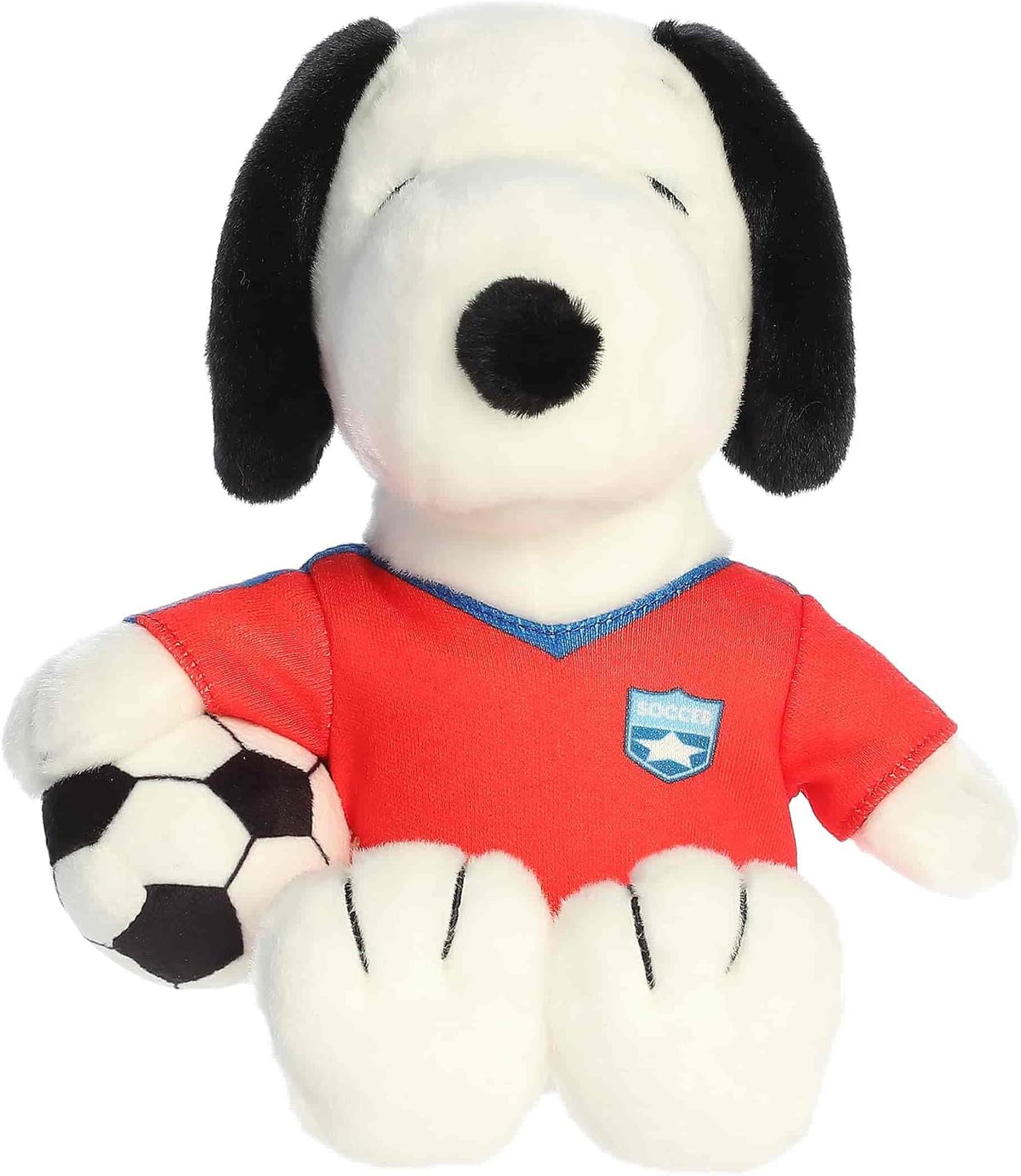 Aurora Peanuts - Peluche adorable de fútbol de 8 pulgadas