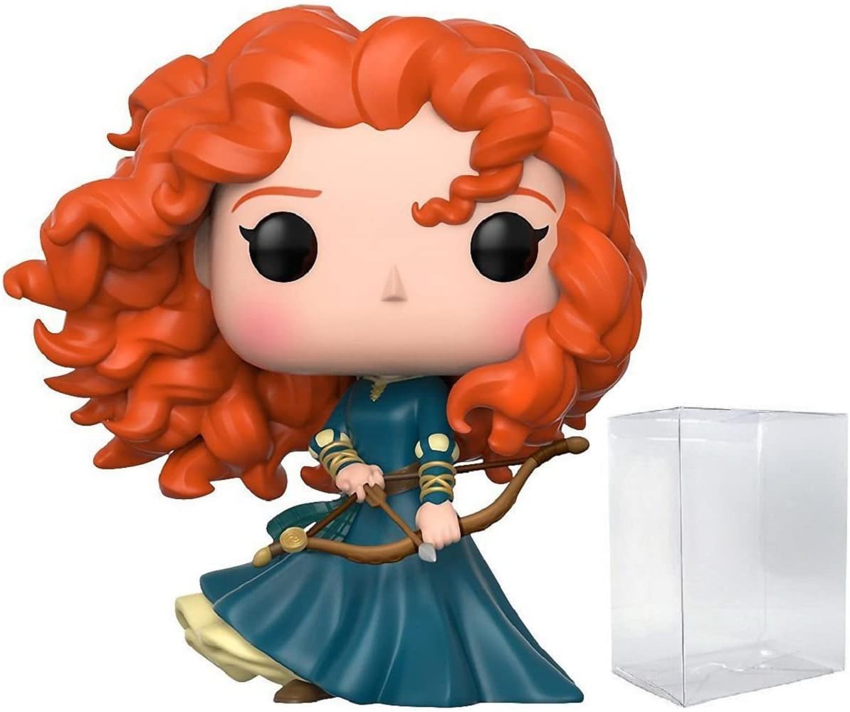 POP Disney Princess: Brave - Merida Funko Pop! Figura de vinilo (incluida con funda protectora de caja pop), multicolor, 3.75 pulgadas