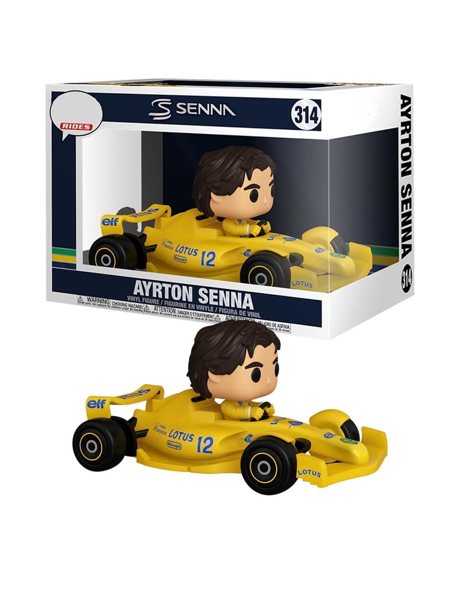 Ult Figura Premium Rides Deluxe Lotus Ayrton Senna Formula Uno Pilot Legend 3 Veces Campeon Formula1 Legend - imagen 2