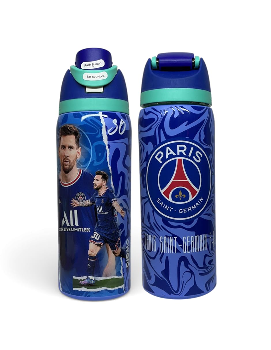 Genérico Termo premium Botella de Agua Deportiva P Club Saint G, Azul, Azul Oscuro, LM30, Termo - imagen 3