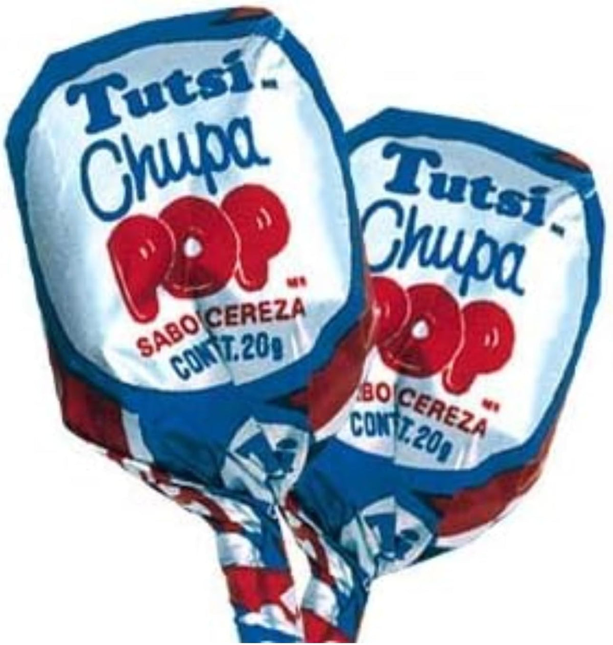 Tutsi - TUTSI POP. SABOR CEREZA. 24 PIEZAS DE 20 GRAMOS CADA UNA