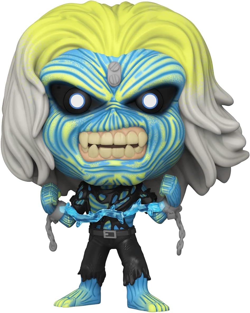 Funko Pop! Rocks: Iron Maiden - Skeleton Eddie - Live After Death - Figura de Vinilo Coleccionable - Idea de Regalo - Mercancia Oficial - Juguetes para Niños y Adultos - Music Fans