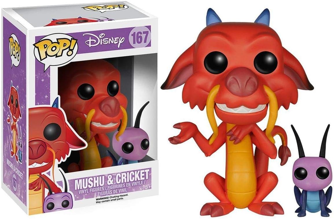 Funko Pop! Disney: Mulan - Mushu & Cricket