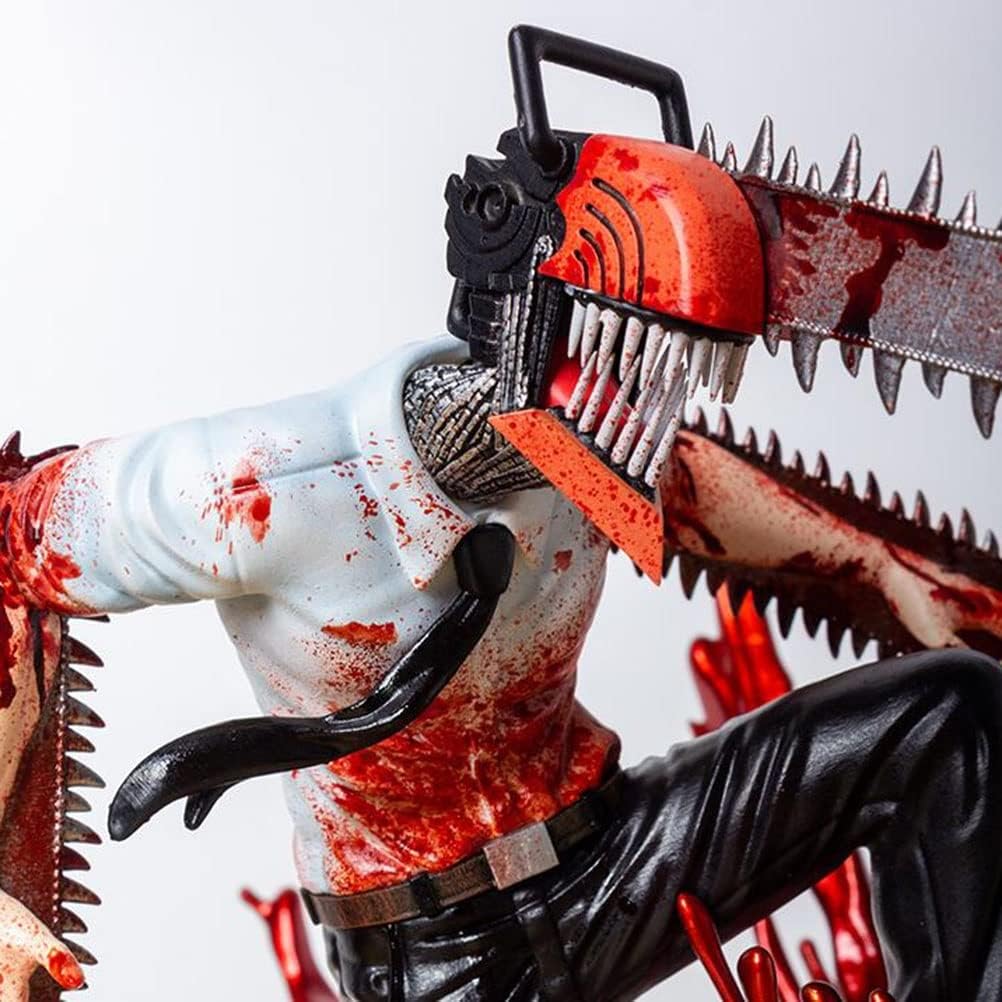 Trustbest Figura de acción de Chainsaw Man: Denji Modelo Juguetes 28 CM de Anime Estatua Adornos colección de Juguetes para Regalo de Amigo (Size : One Size)