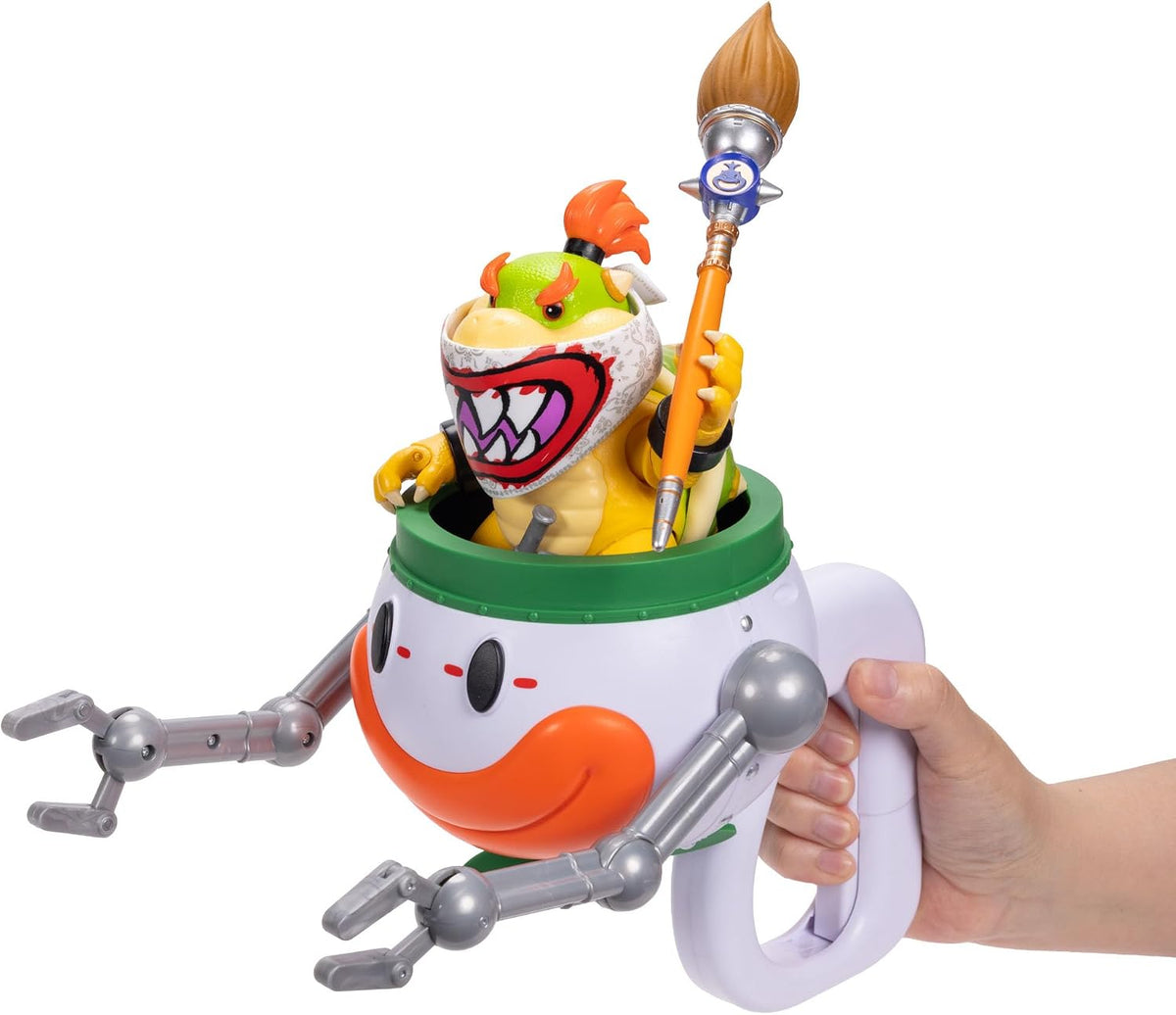 Sanei Boeki - Figura de acción de The Super Mario Galaxy Movie DX Bowser Jr Crown TSM2-15
