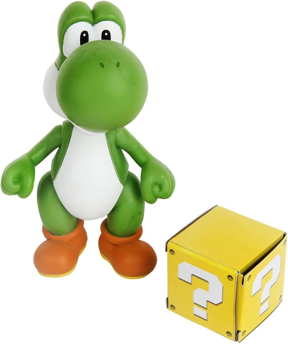 Super Mario Brothers World of Nintendo Super Mario 4" Yoshi Figure with Mystery Accessory