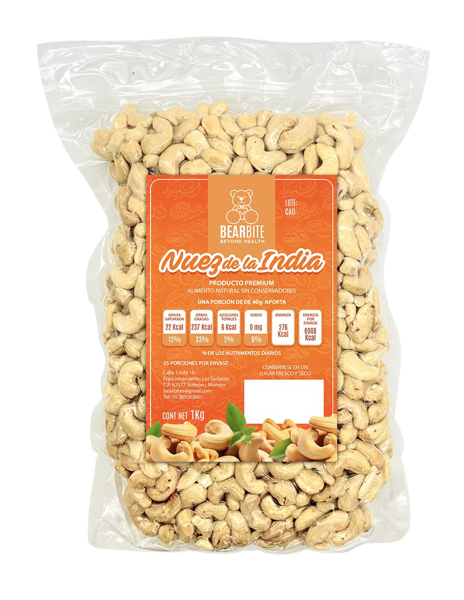 BEARBITE Nuez de la india 1kg Producto Premium Sin Conservadores - imagen 2
