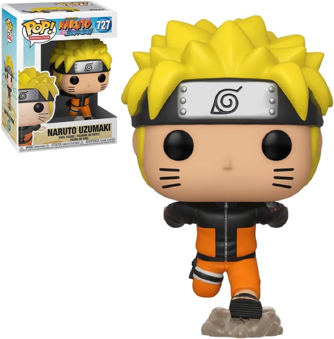 Naruto Shippuden - Naruto Uzumaki (Running) Funko Pop! Vinyl Figure (Bundled with Compatible Pop Box Protector Case)