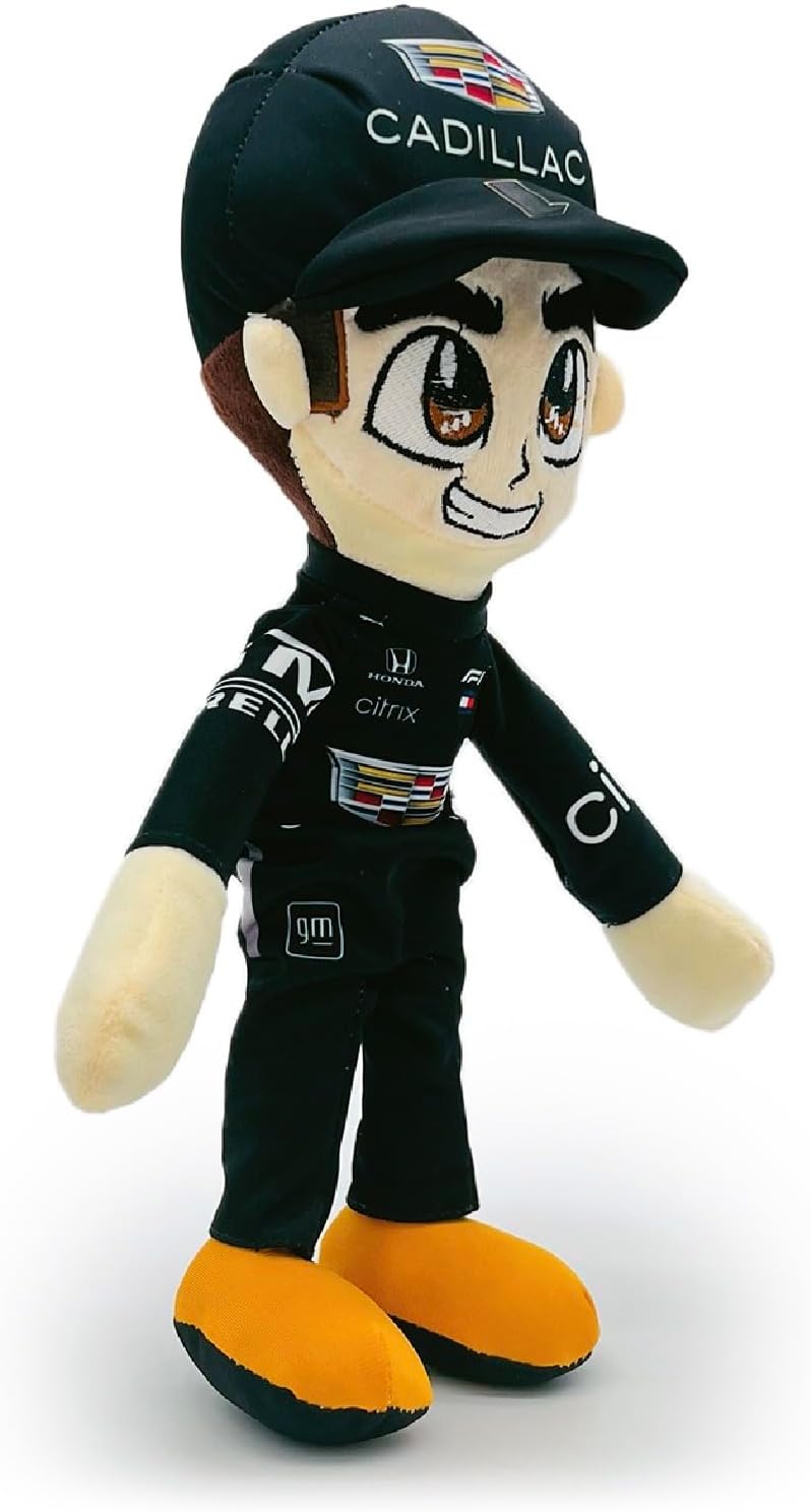 Genérico Peluche Piloto de Carreras checo Perez Estilo Anime Muñeco Suave Coleccionable Regalo para Fans