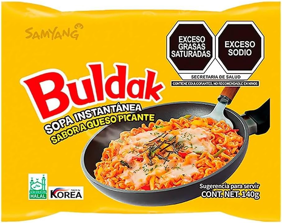 Bouldak Ramen Sabor Queso Picante 140 g