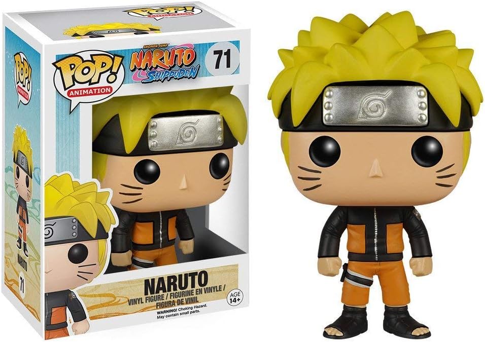 Funko Pop! Anime: Naruto Shippuden - Naruto #71 Vinyl Figure (Bundled with Pop BOX PROTECTOR CASE)