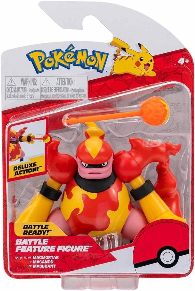 POKEMON Figura de Batalla con Accion (Magmortar) W12