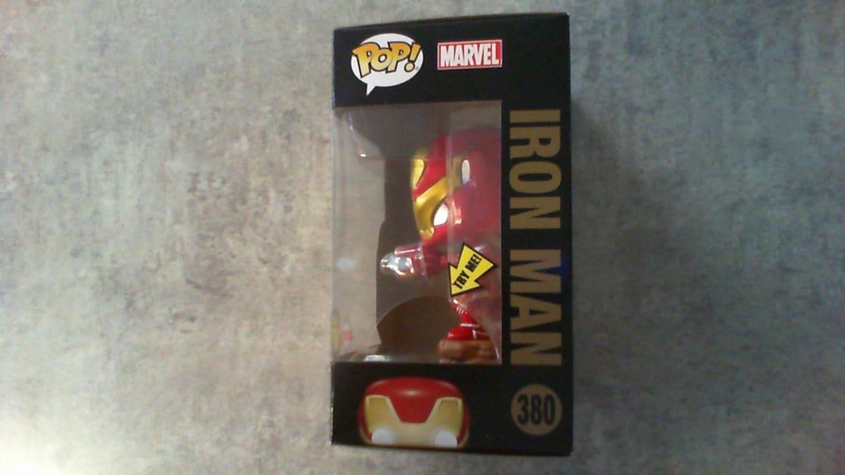 Funko Pop Movies: Avengers Infinity War - Electronic Light Up Iron Man Collectible Figure, Multicolor Sin Sticker
