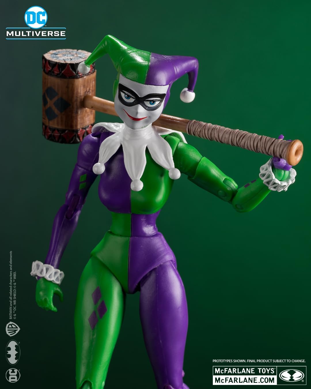 DC Multiverse 7 in - Harley Quinn (DC Classic) (JOKERIZED) (Etiqueta Dorada)