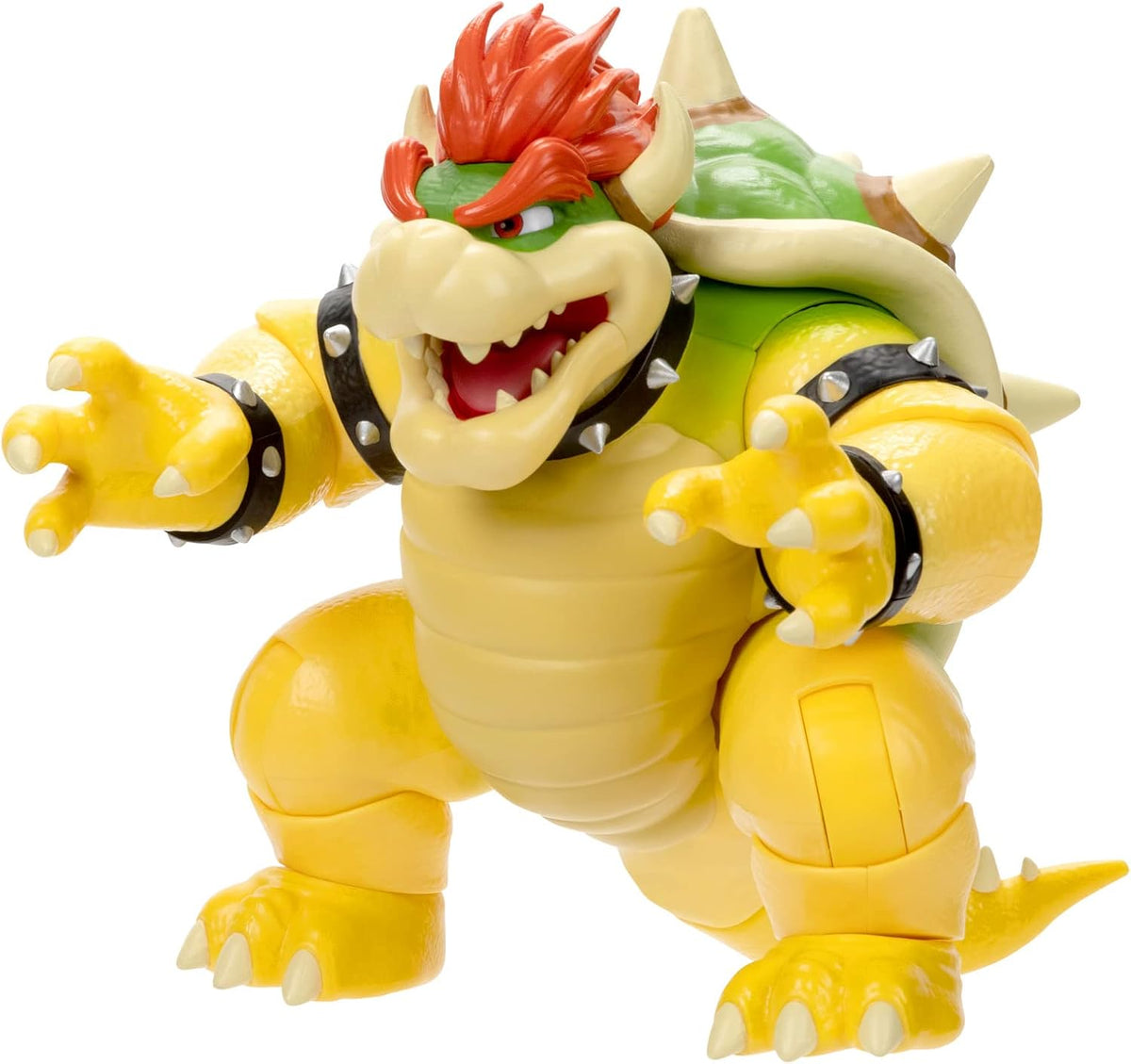 The Super Mario Bros. Movie Figura de acción Bowser de 7 Pulgadas con Efectos de respiración de Fuego