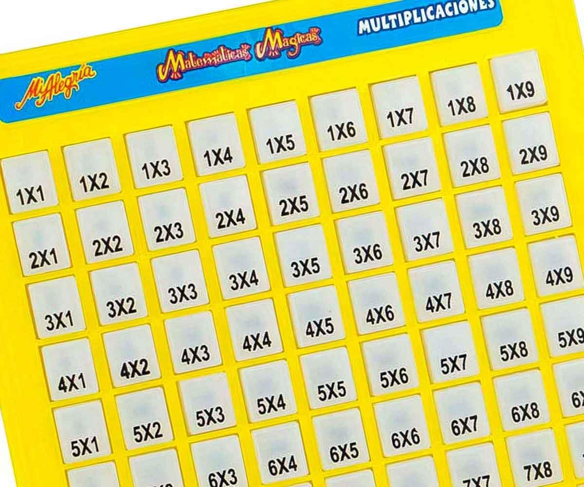 Mi Alegria Juego Tablas de Multiplicar