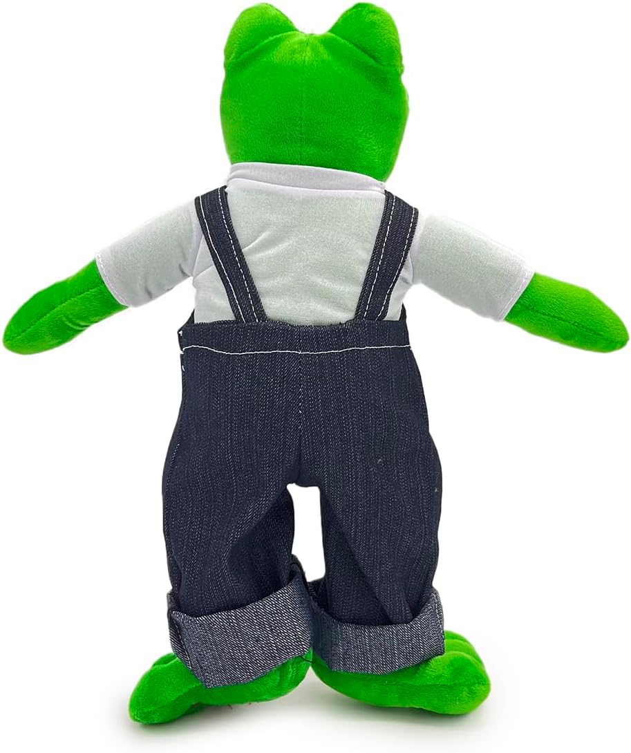 Ult Premium Peluche Rana Rhenne Rene Compañero de Juego y Siesta Materiales Suaves de Lujo, Regalo de Cumpleaños para Niños y Niñas, Ranita de Rio