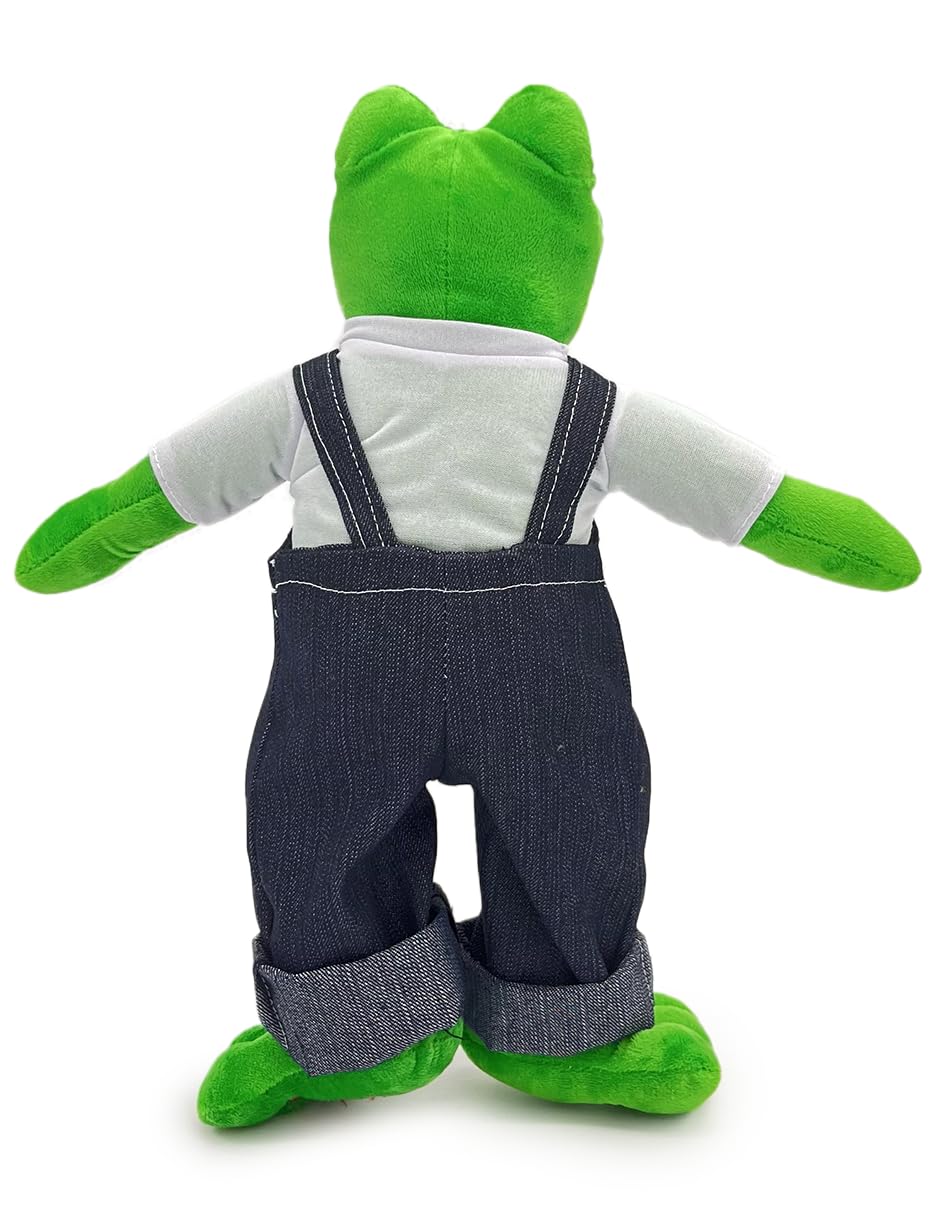 Ult Premium Peluche Rana Rhenne Rene Compañero de Juego y Siesta Materiales Suaves de Lujo, Regalo de Cumpleaños para Niños y