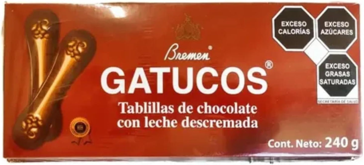 Bremen Chocolate Gatucos, Caja de 240g