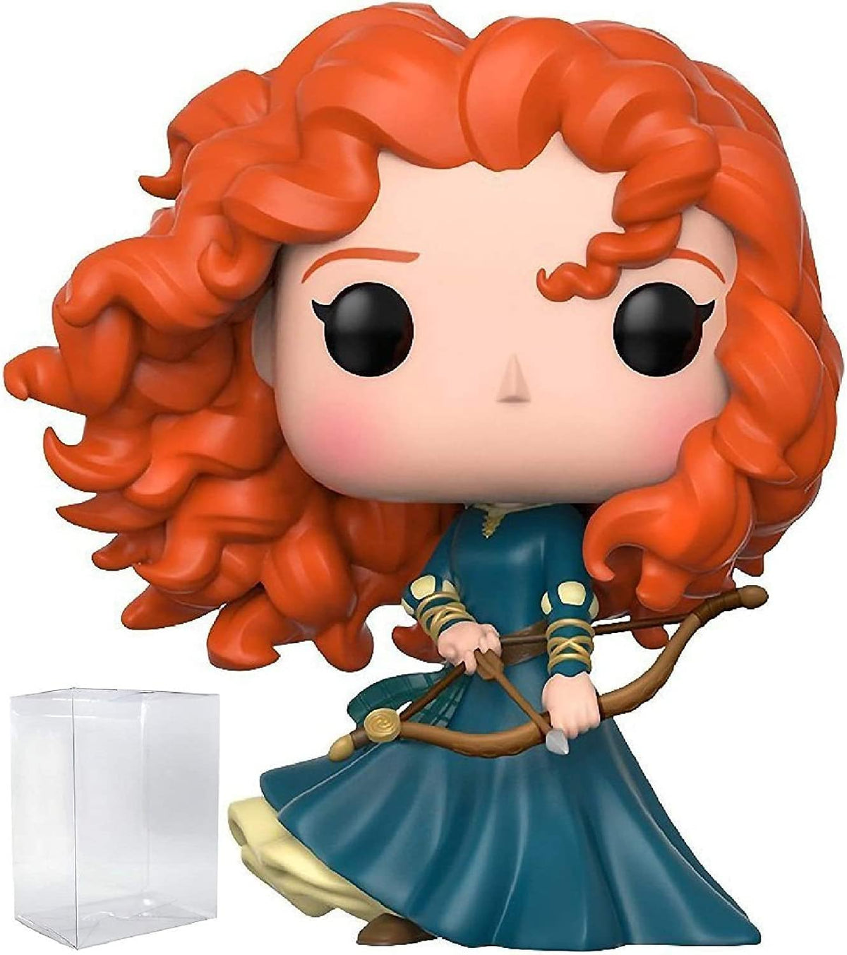 POP Disney Princess: Brave - Merida Funko Pop! Figura de vinilo (incluida con funda protectora de caja pop), multicolor, 3.75 pulgadas