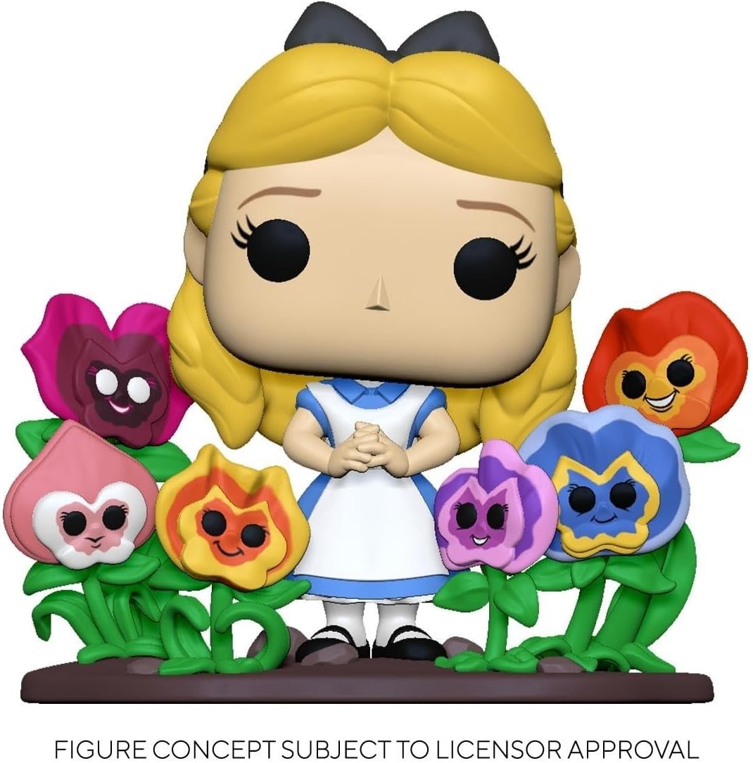Funko Pop! Deluxe: Alice 70th– Alice with Flowers - Alice In Wonderland - Figura de Vinilo Coleccionable - Idea de Regalo - Mercancia Oficial - Juguetes para Niños y Adultos - Movies Fans