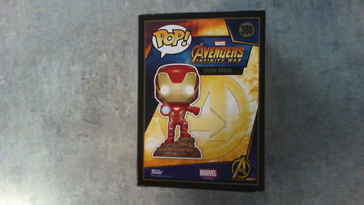 Funko Pop Movies: Avengers Infinity War - Electronic Light Up Iron Man Collectible Figure, Multicolor Sin Sticker