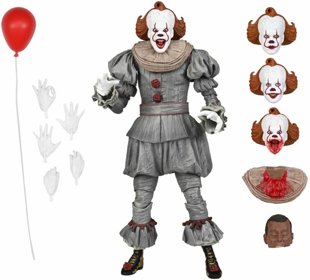 NECA IT: Welcome to Derry - Figura de acción de Escala Ultimate Pennywise de 7 Pulgadas