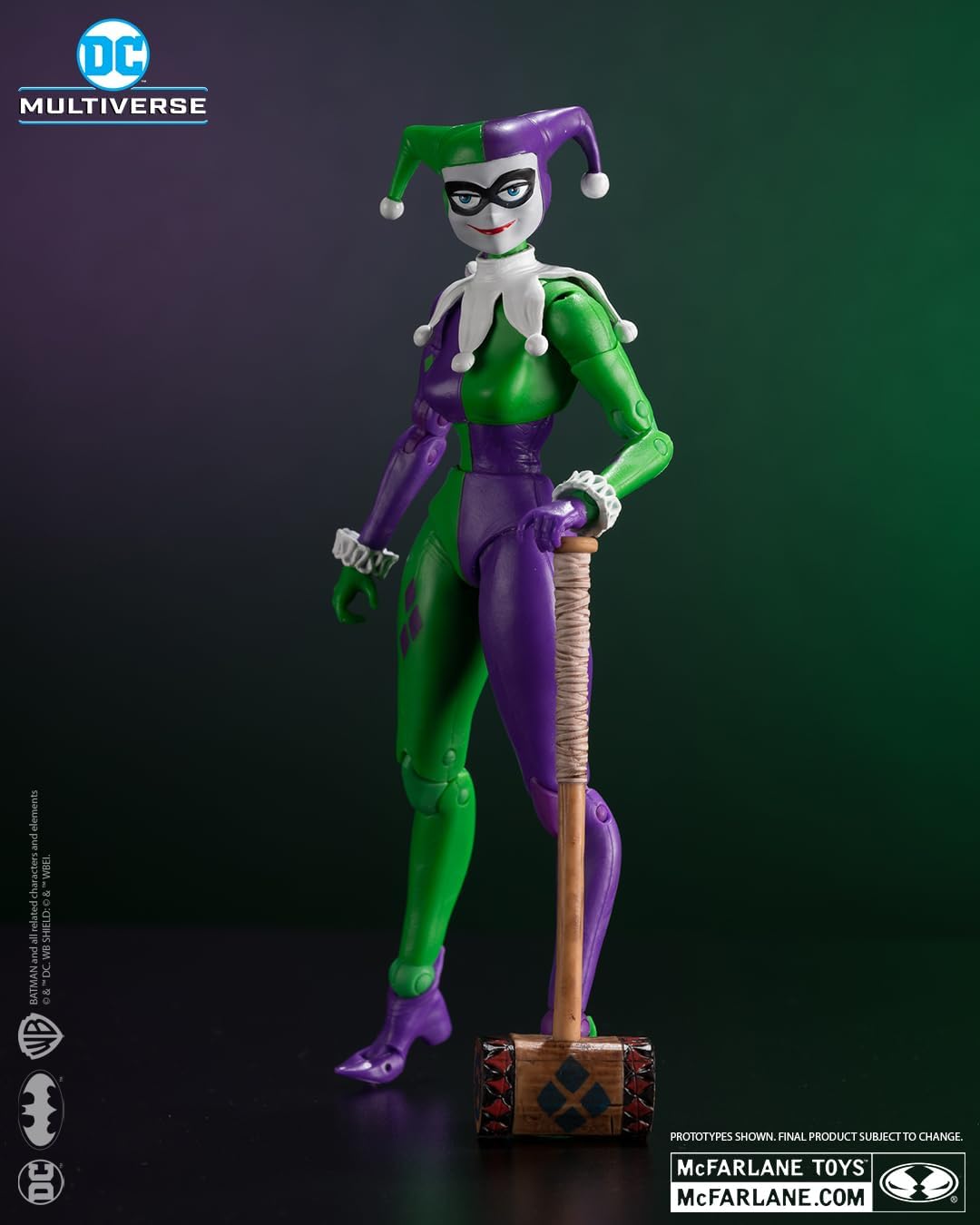 DC Multiverse 7 in - Harley Quinn (DC Classic) (JOKERIZED) (Etiqueta Dorada)